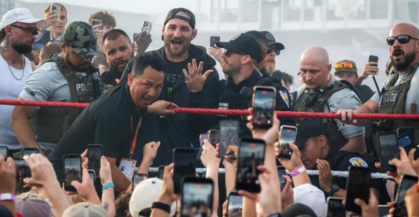 Sean Strickland sneaks into UFC Fan Fest, ejected due to safety concerns, not charged with crime