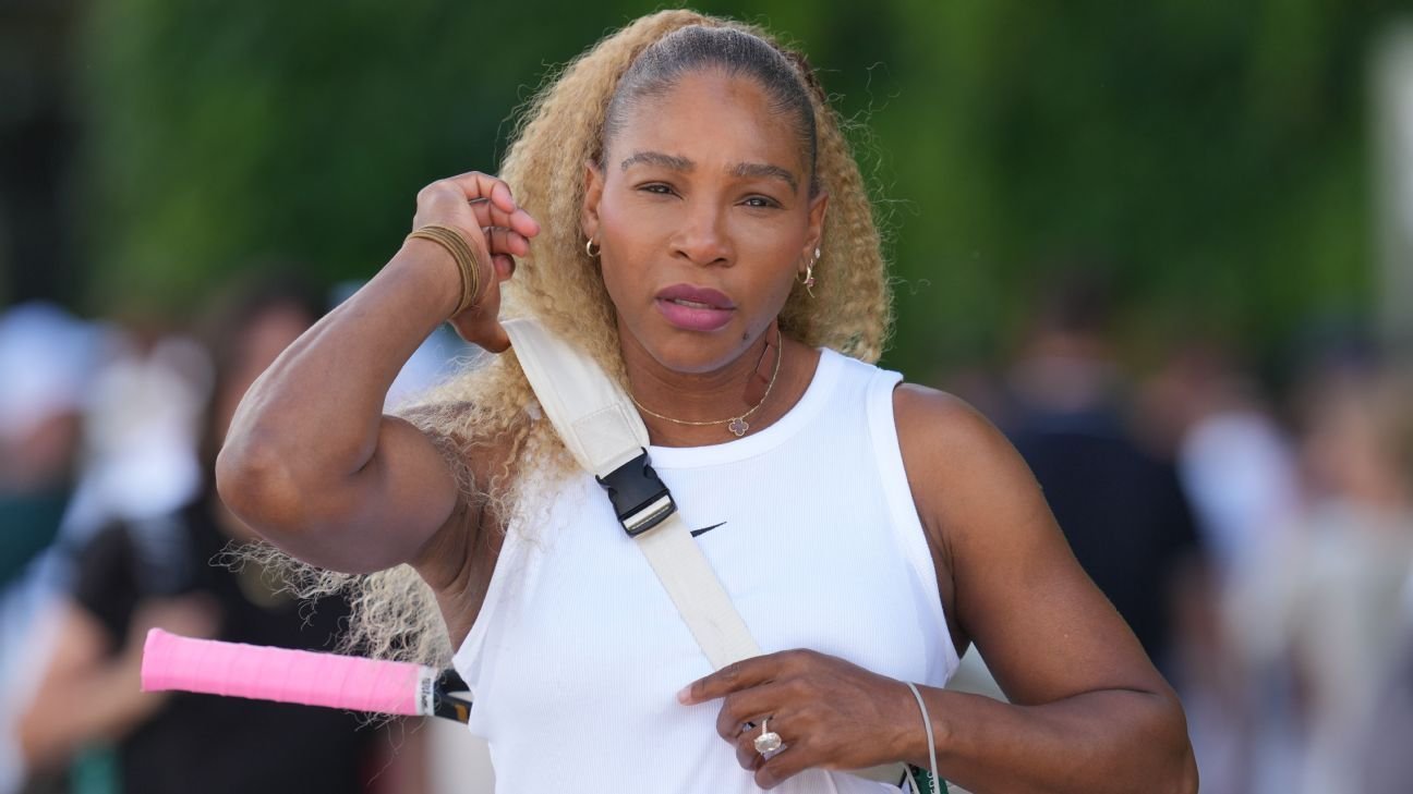 Serena Williams had to convince herself to play singles at Wimbledon