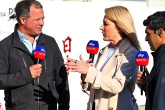 Ted Kravitz, Rachel Brookes and Karun Chandhok