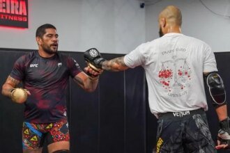 Tarrison Teixeira says Alex Pereira will 'hurt him no matter where he lands' and will knock out Cyril Gane at UFC White House