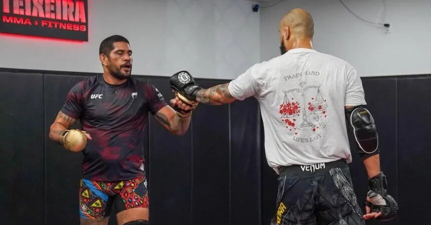 Tarrison Teixeira says Alex Pereira will 'hurt him no matter where he lands' and will knock out Cyril Gane at UFC White House