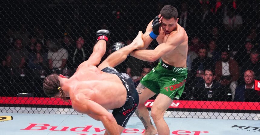 UFC Baku Results: Rafael Fiziev knocks out Manuel Torres in main event with terrifying wheel kick