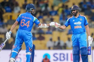 Yashasvi Jaiswal IGNORES Shubman Gill credits Rohit Sharma after magnificent century against Afghanistan