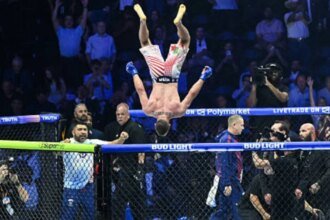 Massive Upset! Justin Gaethje’s TKO Over Ilia Topuria Snatches Undisputed Crown - UFC Freedom 250 Highlights