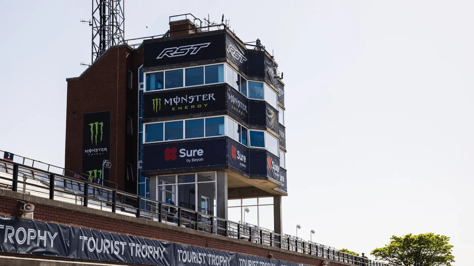Race control tower, Isle of Man TT. Credit: Isle of Man TT.