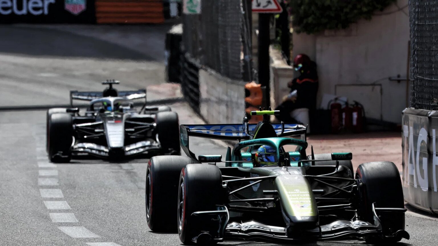 Alonso scored Aston Martin
