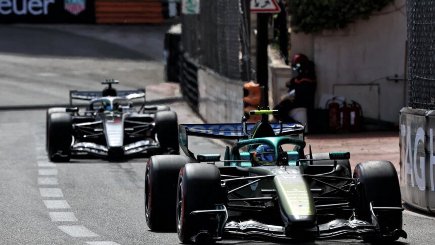 Alonso scored Aston Martin