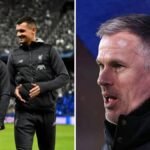 Dejan Lovren and Mohamed Salah, split image, Jamie Carragher