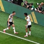 Nico Schlotterbeck celebrates after scoring vs Curacao