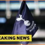 Tottenham flag with breaking news