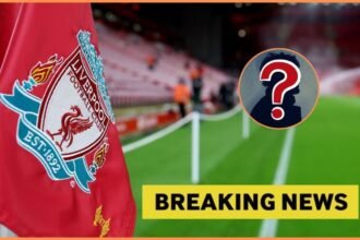 Liverpool flag with breaking news overlay