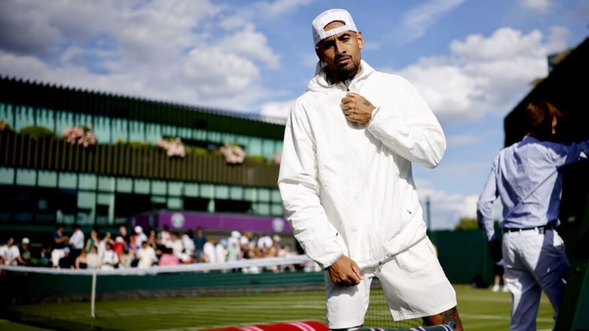 Nick Kyrgios abuses referee during return to Wimbledon