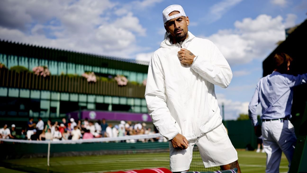 Nick Kyrgios abuses referee during return to Wimbledon