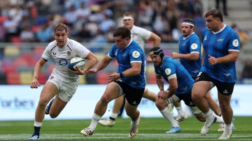ARGENTINA 24-31 ENGLAND: Steve Borthwick's side emerge victorious in an exciting Nations Championship clash - by chance