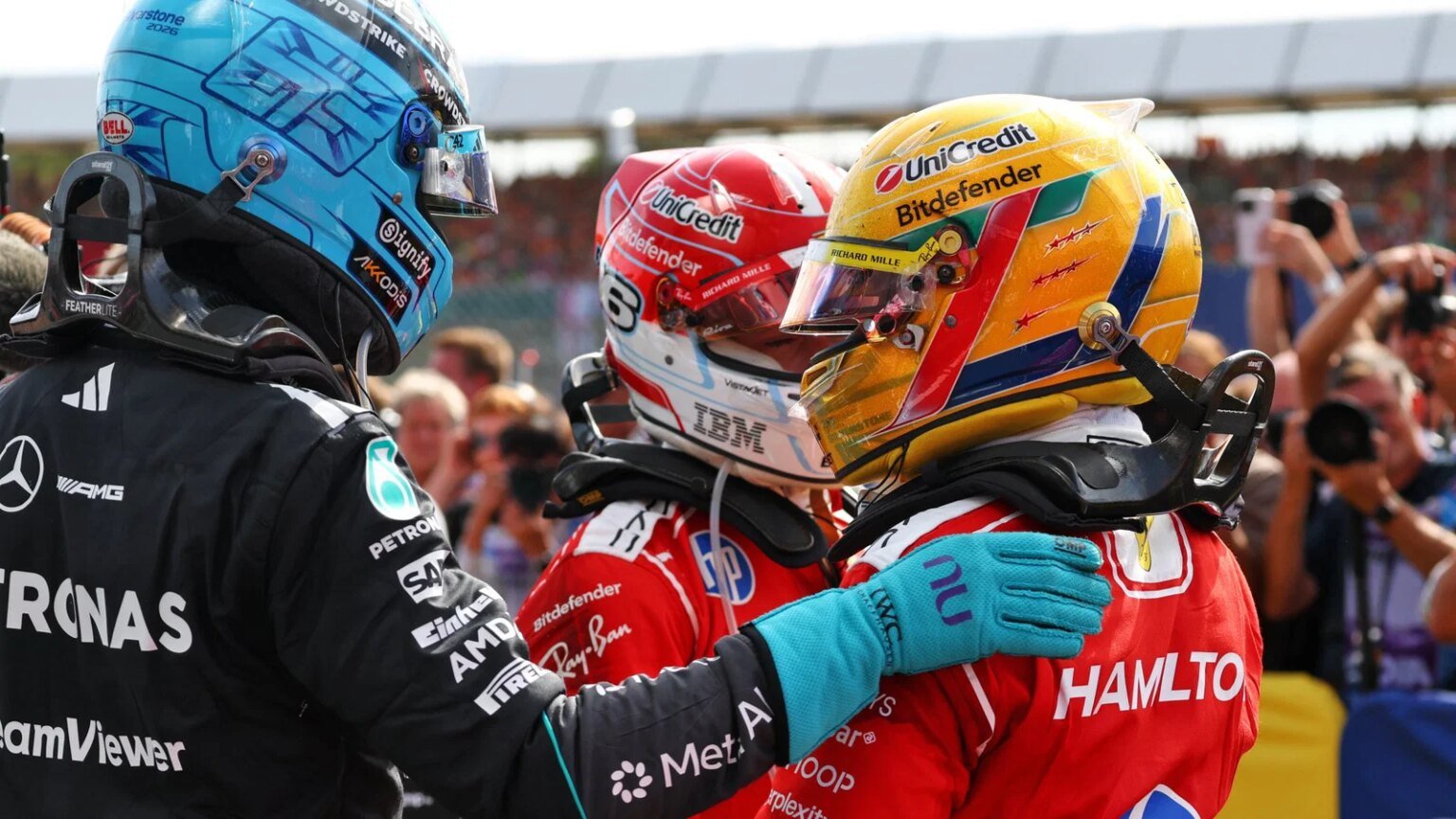 The top three at Silverstone