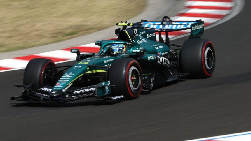 Alonso at Hungary
