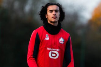 Ayyoub Bouaddi in training