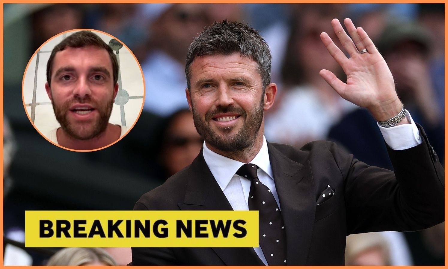 Michael Carrick and Fabrizio Romano