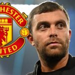 Fabrizio Romano with Man United overlay