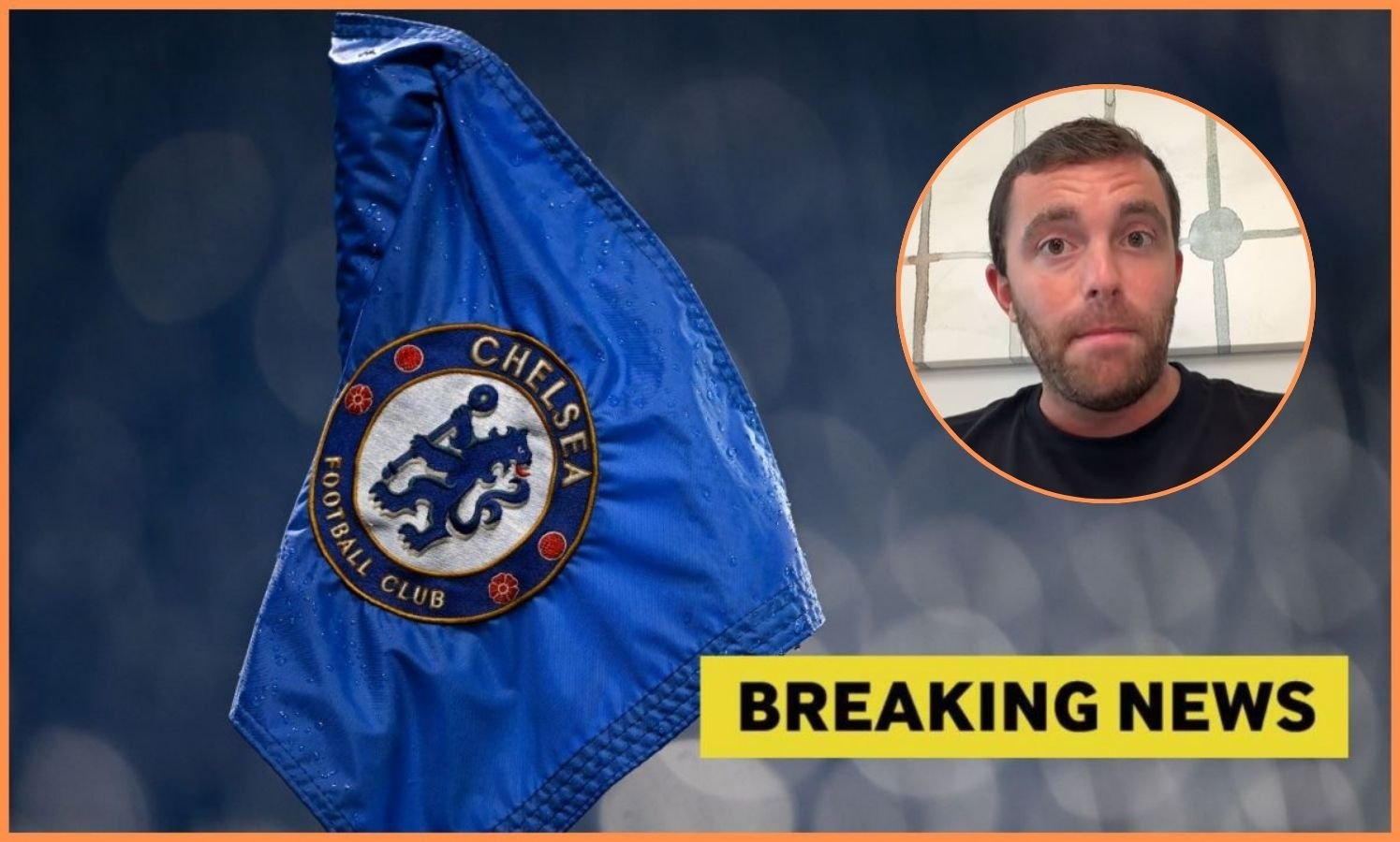 Chelsea flag with Romano overlay