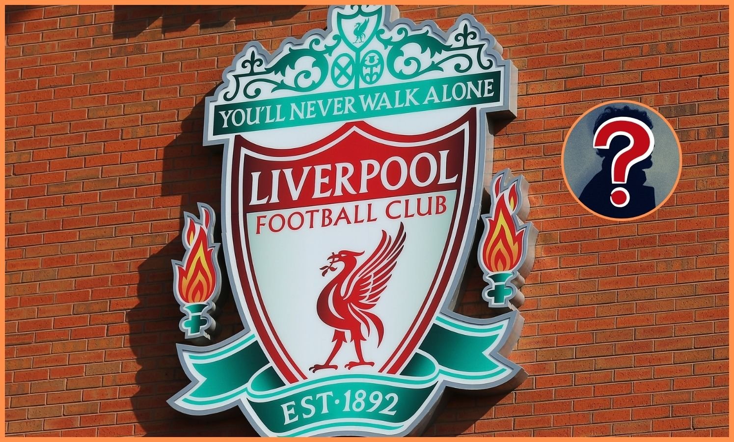 Liverpool FC logo at Anfield