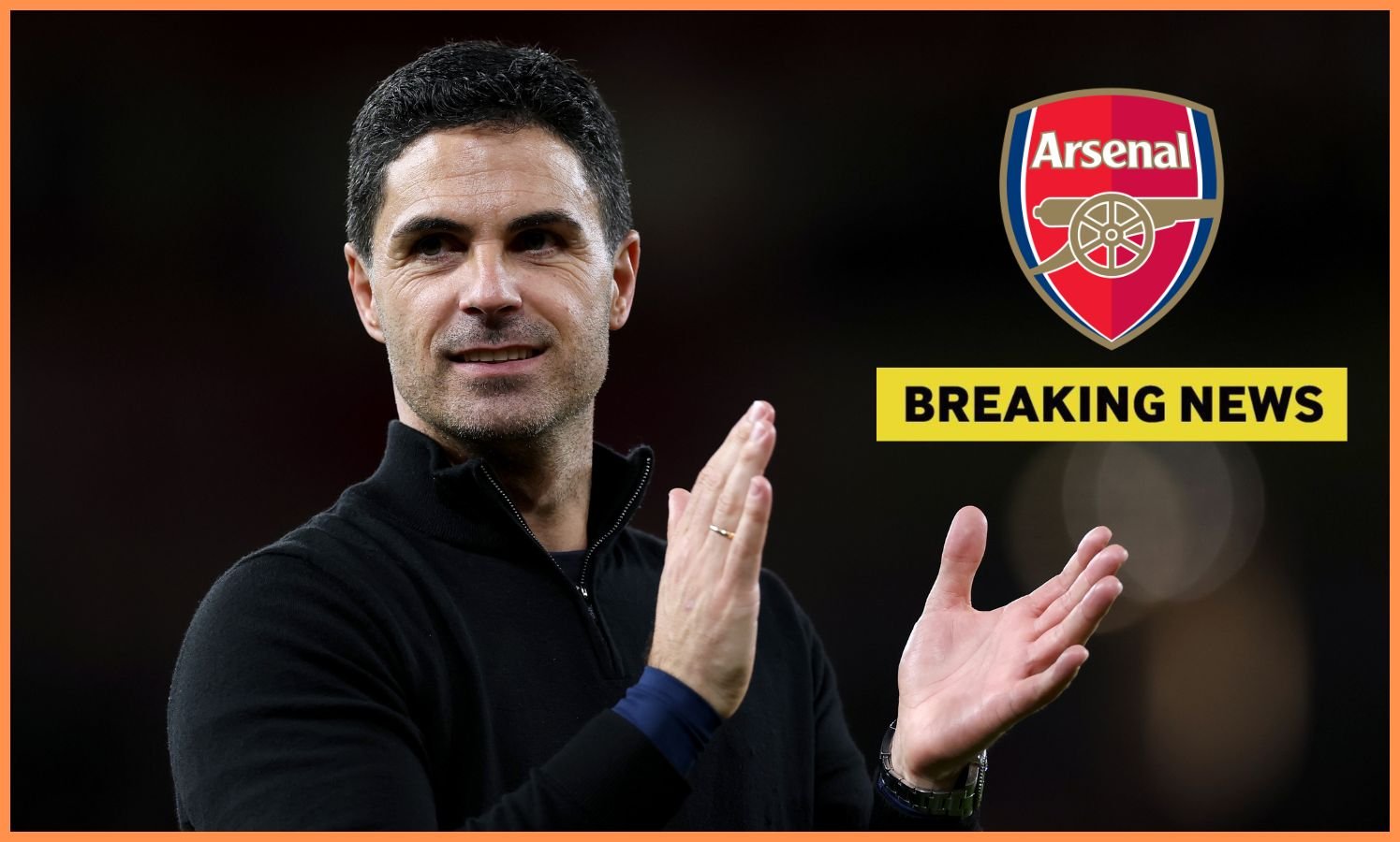 Arsenal manager Mikel Arteta and