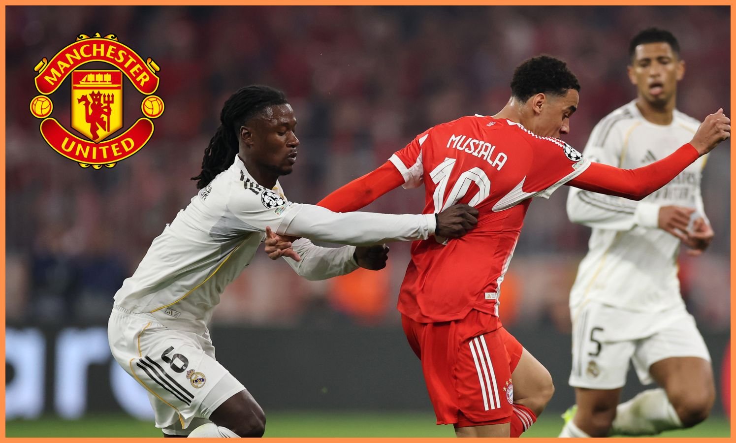 Eduardo Camavinga in action for Real Madrid against Bayern Munich