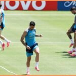 Mikel Merino in Spain training