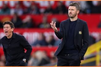 Michael Carrick during Manchester United