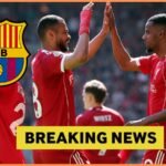 Alexander Isak celebrates with Liverpool teammate Cody Gakpo