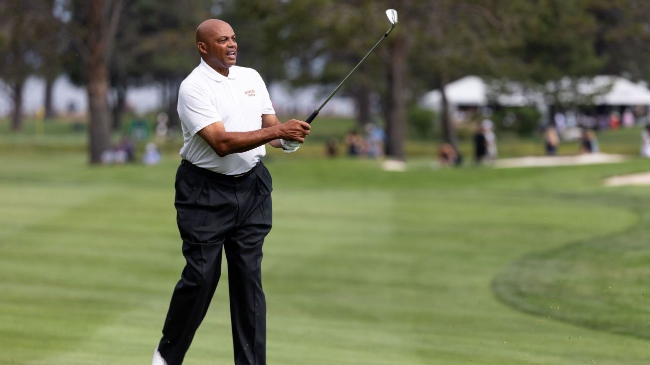 Charles Barkley wins celebrity golf tournament again with longest shot