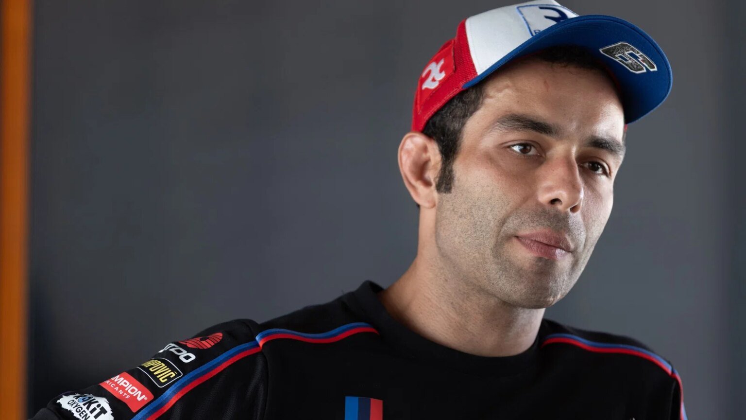 Danilo Petrucci speaks to the media at 2026 UK WorldSBK. Credit: Gold and Goose.