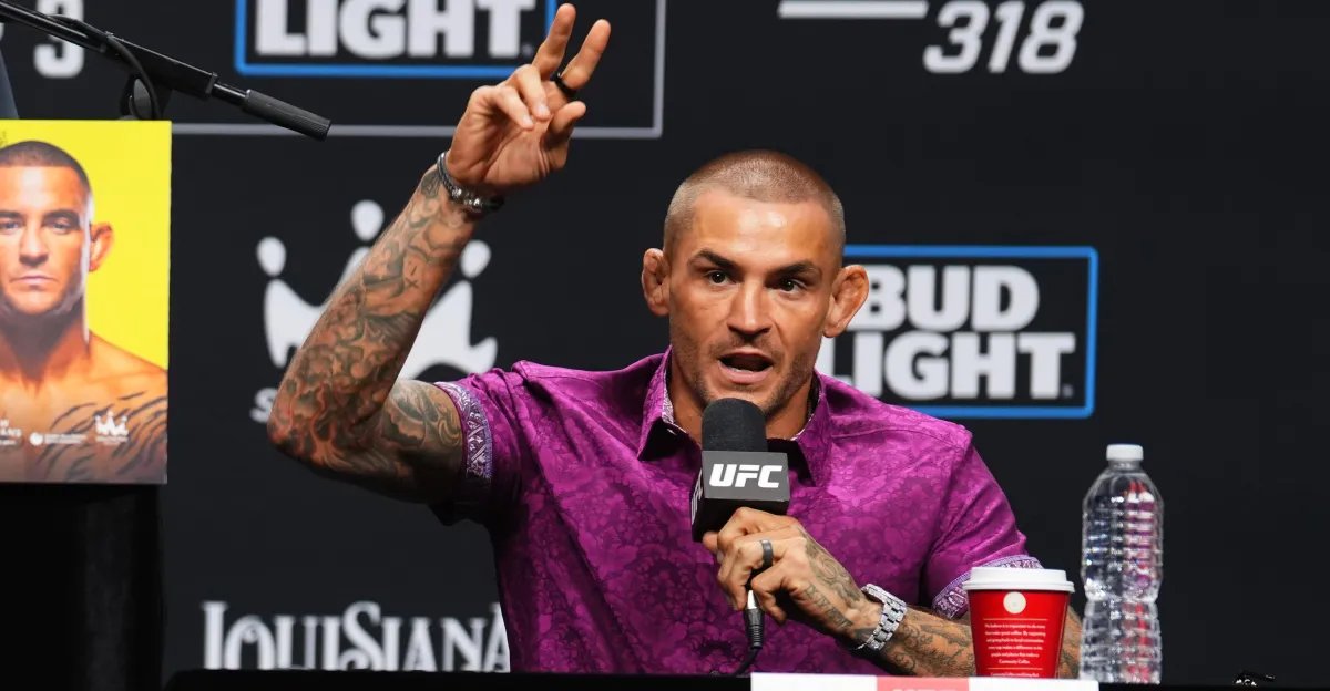 Dustin Poirier reveals that Bud Light "immediately terminated his contract" after arrest for public drinking