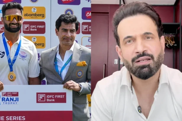 Auqib Nabi and Irfan Pathan