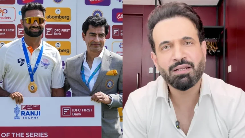 Auqib Nabi and Irfan Pathan