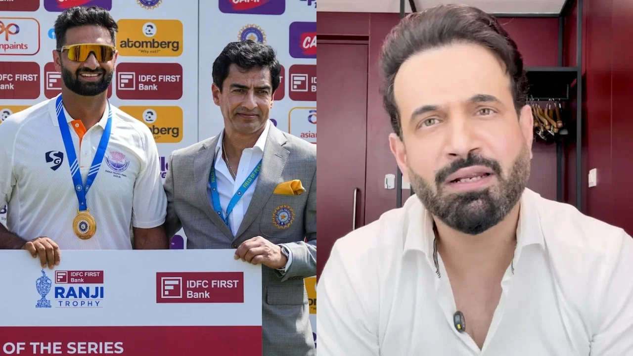 Auqib Nabi and Irfan Pathan