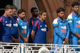 India England Black Armbands At Lords