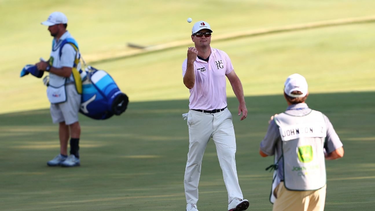 Johnson 1 back over Glover and Blair in PGA Tour match against John Deere