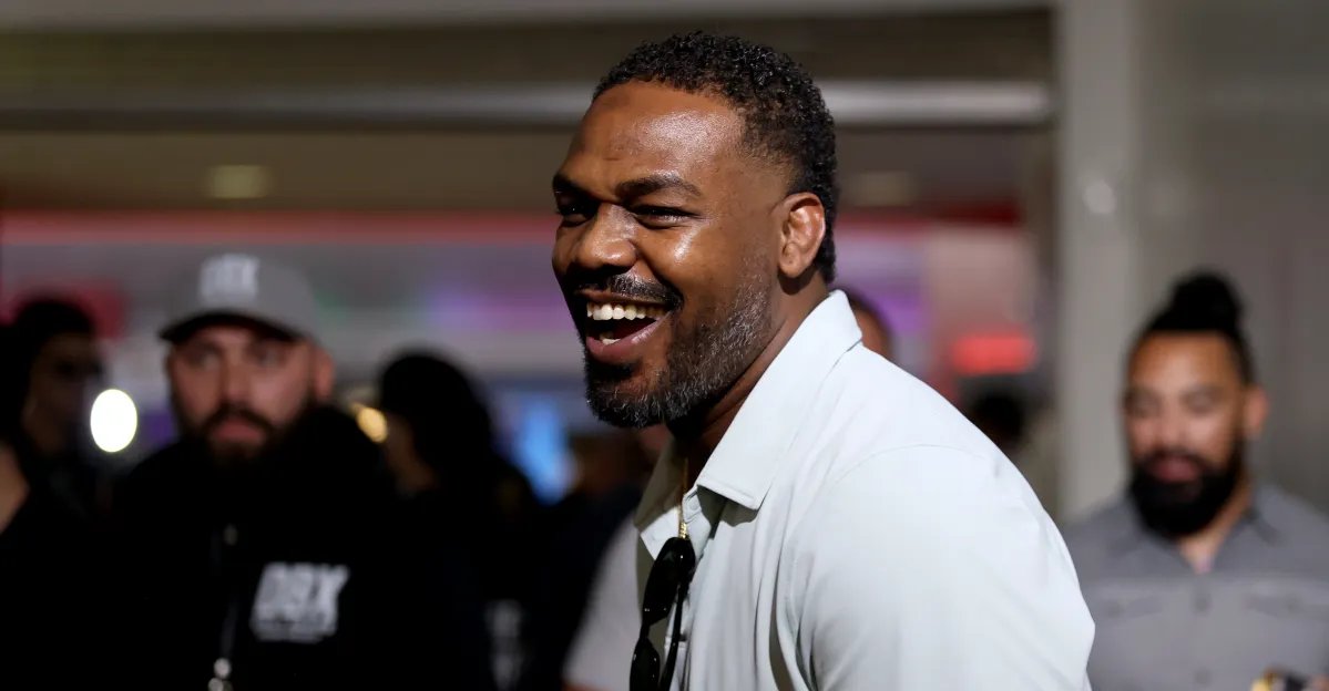 Jon Jones explains viral 'GOAT' reaction to Alex Pereira's loss at UFC White House