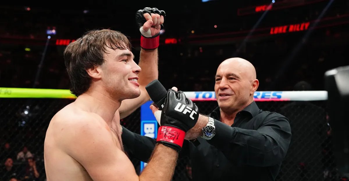 Luke Riley responds to Joe Rogan after criticism of controversial UFC 329 knockout win