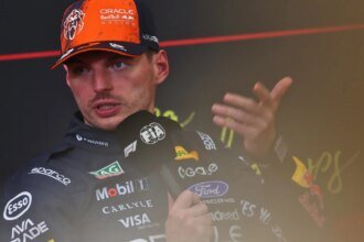 Verstappen took a strong P2 with the help of Hadjar