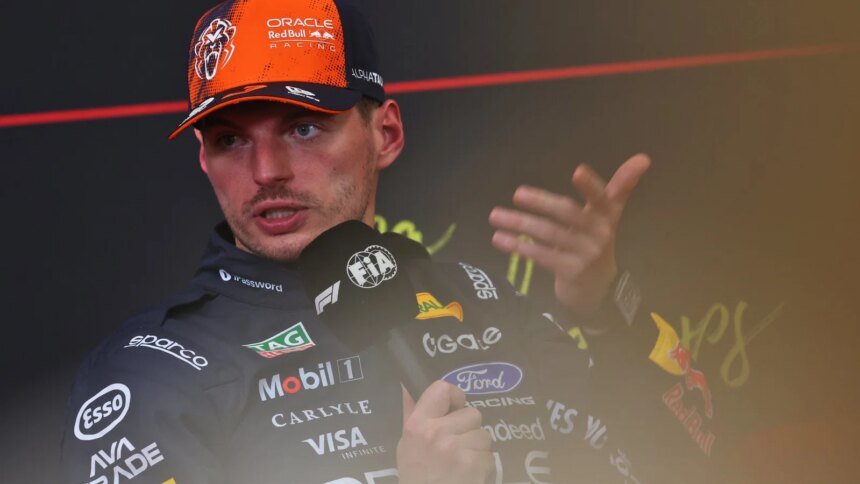 Verstappen took a strong P2 with the help of Hadjar