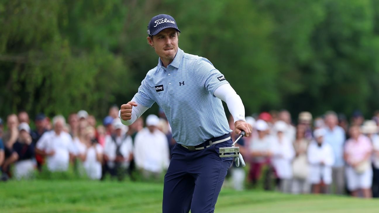 Michael Holik eagle the final hole to win his first Euro Tour victory