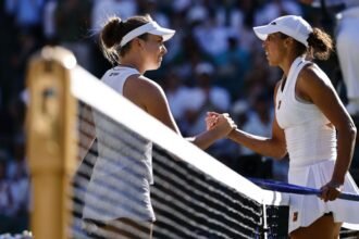 Noskova defeats Keys at Wimbledon. Paolini also advances to the quarterfinals