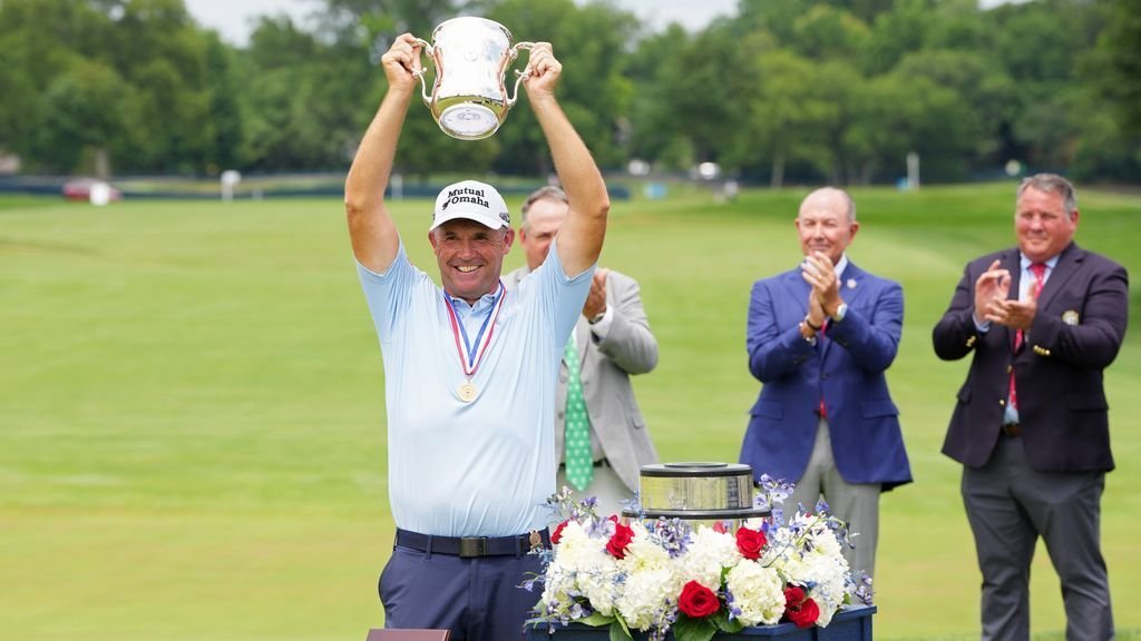 Padraig Harrington wins back-to-back US Senior Open champions