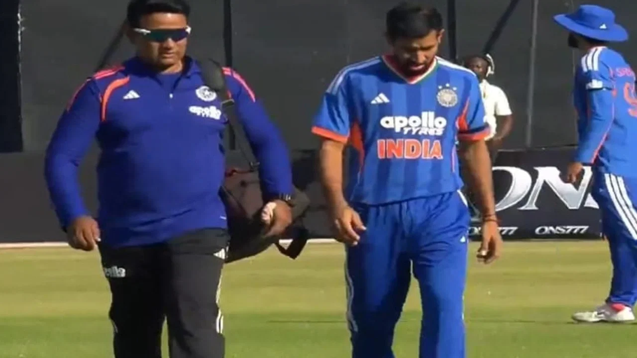 Prince Yadav Leaves Ground With Serious Hamstring Injury During 2nd T20I Vs Zimbabwe