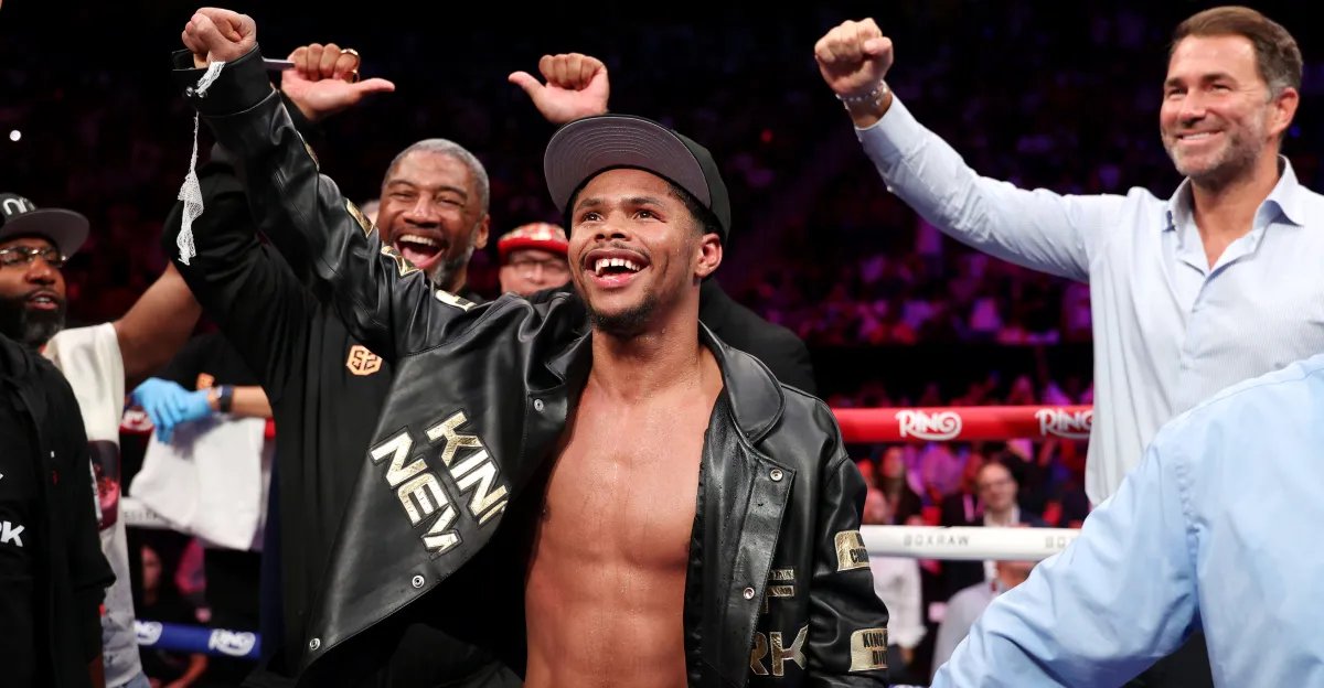 Shakur Stevenson reacts to Shannon Sharpe's viral interview and Eddie Hearn ruining contract with Zuffa Boxing