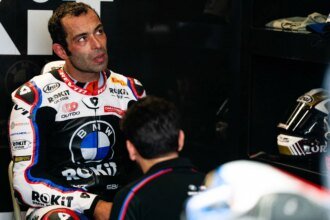 Danilo Petrucci, 2026 UK WorldSBK, pit box. Credit: Tony Goldsmith.