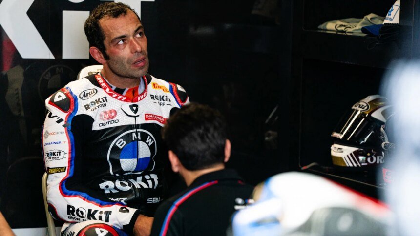 Danilo Petrucci, 2026 UK WorldSBK, pit box. Credit: Tony Goldsmith.