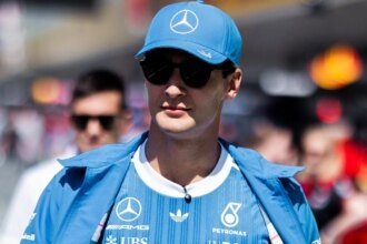 Russell qualified fifth for the Silverstone sprint race